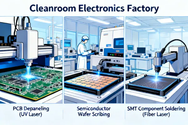 Laser processing in electronics manufacturing
